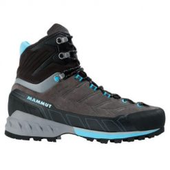 Buty wysokogórskie damskie Mammut Kento Tour High GTX. Szare obuwie sportowe damskie Mammut, bez wzorów, trekkingowe. Za 887.73 zł.