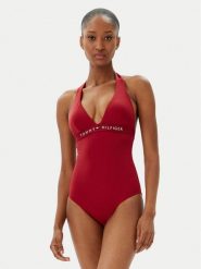 Tommy Hilfiger Strój kąpielowy UW0UW05850 Czerwony. Czerwone kostiumy jednoczęściowe damskie Tommy Hilfiger, s, bez wzorów, z syntetyku. Za 239.99 zł.