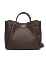 Armani Exchange Torebka 942910 CC783 U6018 Beżowy. Brązowe torebki do ręki damskie Armani Exchange, bez wzorów, ze skóry, bez dodatków. Za 819.99 zł.