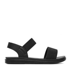 Sandały DeeZee. Czarne sandały dziewczęce DeeZee, bez zapięcia. Za 69.99 zł.