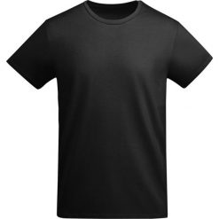 Męska Koszulka Breda Plain T-shirt. Czarne koszulki sportowe męskie ROLY, m, bez wzorów, bez kołnierzyka, bez ramiączek, trekkingowe. Za 42.99 zł.