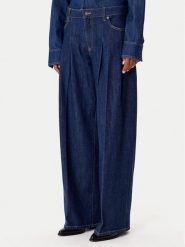 Guess Jeans Jeansy W5BA2U D002A Granatowy Wide Leg. Niebieskie jeansy damskie Guess Jeans. Za 299.99 zł.