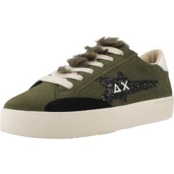 Buty SUN68 KATY WINTER Zielony. Zielone obuwie sportowe damskie SUN68, bez wzorów, ze skóry, na fitness i siłownię. Za 396.99 zł.