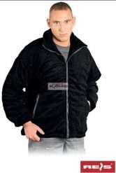 R.E.I.S. POL-POLAREX - Ocieplana bluza z wysokiej jakości polaru, dziana - granatowo-szary M. Niebieskie bluzy męskie R.E.I.S., m, bez wzorów, z polaru, bez kaptura. Za 126.98 zł.