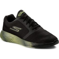 Buty SKECHERS - Go Run 600 55067/BKLM Black/Lime. Czarne buty sportowe męskie Skechers, z materiału. W wyprzedaży za 219.00 zł.