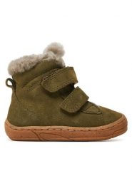 Froddo Kozaki Minni Suede G2110141-3 M Zielony. Zielone buty zimowe dziewczęce Froddo, bez wzorów, ze skóry, bez zapięcia. Za 359.99 zł.
