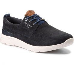Półbuty PEPE JEANS - Jayden Deck PMS30408 Marine 585. Niebieskie półbuty na co dzień męskie Pepe Jeans, z jeansu. W wyprzedaży za 249.00 zł.