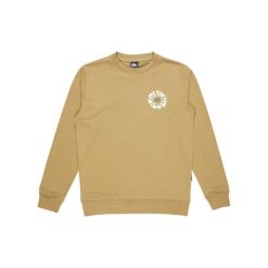 Bluza z okrągłym dekoltem dla Mężczyzn GRAPHIC Beżowy. Brązowe bluzy męskie Quiksilver, m, bez wzorów, z bawełny, bez kaptura. Za 269.99 zł.