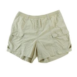 Second life - Columbia spodenki męskie cargo PFG - Stan dobry. Brązowe krótkie spodenki sportowe męskie Columbia, l, bez wzorów, z materiału, trekkingowe. Za 85.16 zł.