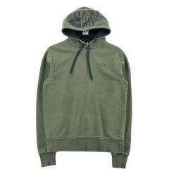 Second life - Bluza z kapturem męska The North Face khaki - Jak nowy. Zielone bluzy męskie The North Face, l, bez wzorów, z materiału, z kapturem. Za 149.06 zł.