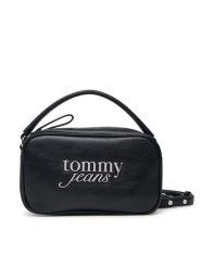 Tommy Jeans Torebka Tjw Bold Script Camera Bag AW0AW19053 Czarny. Czarne torebki do ręki damskie Tommy Jeans, bez wzorów, z jeansu, bez dodatków. Za 409.99 zł.