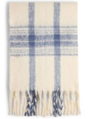 Vila szalik z frędzlami - VIMimi Kobiety biały|niebieski, ONE SIZE. Białe szaliki i chusty damskie Vila, bez wzorów. Za 44.95 zł.