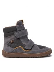 Froddo Kozaki Barefoot Tex Winter G3160233-3 S Szary. Szare buty zimowe dziewczęce Froddo, bez wzorów, ze skóry, bez zapięcia. Za 439.99 zł.