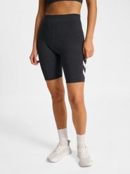 Szorty damskie Hummel Pulse Logo MW. Czarne szorty sportowe damskie Hummel, s, bez wzorów, z bawełny, eleganckie, do biegania. Za 124.00 zł.