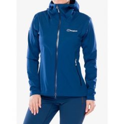 Kurtka softshell damska Berghaus Ridge-Roamer 3L Softshell Jacket. Niebieskie kurtki sportowe damskie Berghaus, l, bez wzorów, z softshellu, bez kaptura, trekkingowe. Za 790.99 zł.