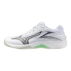 Buty halowe Mizuno Thunder Blade Z. Białe buty sportowe męskie Mizuno, bez zapięcia, do siatkówki. Za 315.35 zł.