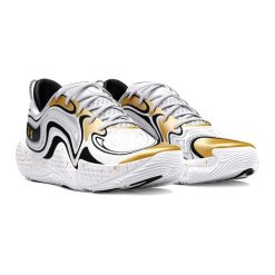 Buty koszykarskie Under Armour Spawn 6. Białe buty sportowe męskie Under Armour, bez zapięcia, do koszykówki. Za 379.99 zł.