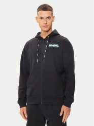 Hugo Bluza Logo 50514981 Czarny Regular Fit. Czarne bluzy męskie Hugo, m, bez wzorów, z bawełny, bez kaptura. Za 499.99 zł.