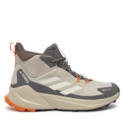 Trekkingi adidas. Brązowe obuwie sportowe damskie Adidas, trekkingowe, climaproof (adidas). Za 399.99 zł.