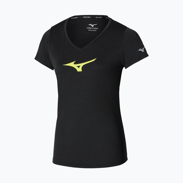 Koszulka do biegania damska Mizuno Core Runbird Tee. Czarne koszulki sportowe damskie Mizuno, xs, bez wzorów, z materiału, bez kołnierzyka, bez ramiączek, do biegania. Za 109.99 zł.