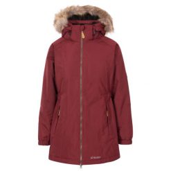 Trespass Celebrity - Kobieta Jkt Tp50 Dark Cherry. Czerwone kurtki sportowe damskie Trespass, bez wzorów, z futra, bez kaptura, do jazdy konnej. Za 336.99 zł.
