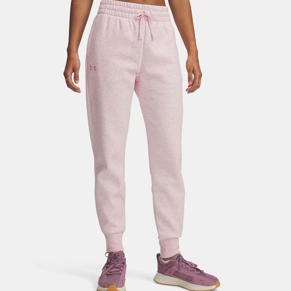 Spodnie damskie Under Armour Rival Fleece. Czerwone obuwie sportowe damskie Under Armour, bez wzorów, na fitness i siłownię. Za 158.67 zł.