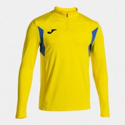 Bluza dresowa 1/2 zip Joma Winner III. Czarne bluzy męskie Joma, l, z aplikacjami, z dresówki, bez kaptura, na fitness i siłownię. Za 245.50 zł.