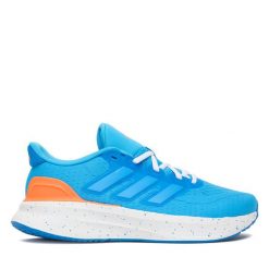Sneakersy adidas. Niebieskie trampki i tenisówki chłopięce Adidas, bez wzorów, bez zapięcia. Za 259.99 zł.