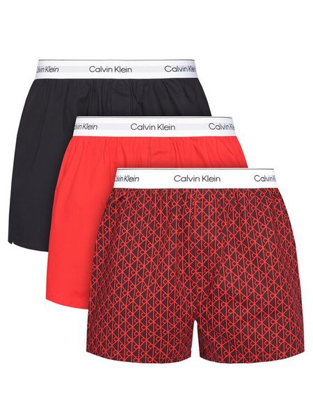 Calvin Klein Underwear Komplet bokserek LV00NB4267 Czerwony. Czerwone bokserki męskie Calvin Klein Underwear, m, bez wzorów, z bawełny. Za 209.99 zł.