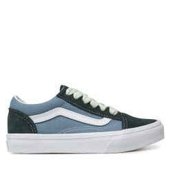 Tenisówki Vans. Niebieskie trampki i tenisówki chłopięce Vans, bez wzorów, bez zapięcia. Za 239.99 zł.