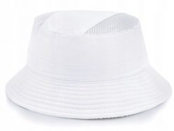 Przewiewny Kapelusz Bucket (Wędkarsko-Działkowy) - Pako Jeans - Biały. Białe czapki i kapelusze męskie Pako Jeans, na lato, bez wzorów, z bawełny. Za 49.99 zł.