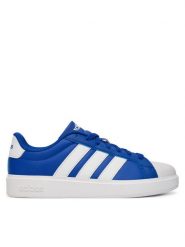 Adidas Sneakersy Streettalk JQ8611 Niebieski. Niebieskie buty sportowe dziewczęce Adidas, bez wzorów, ze skóry, bez zapięcia. Za 219.99 zł.