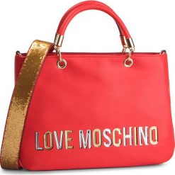 Torebka LOVE MOSCHINO - JC4259PP07KI0500 Rosso. Czerwone torebki do ręki damskie Love Moschino, bez wzorów, ze skóry ekologicznej, klasyczne, duże, bez dodatków. W wyprzedaży za 559.00 zł.