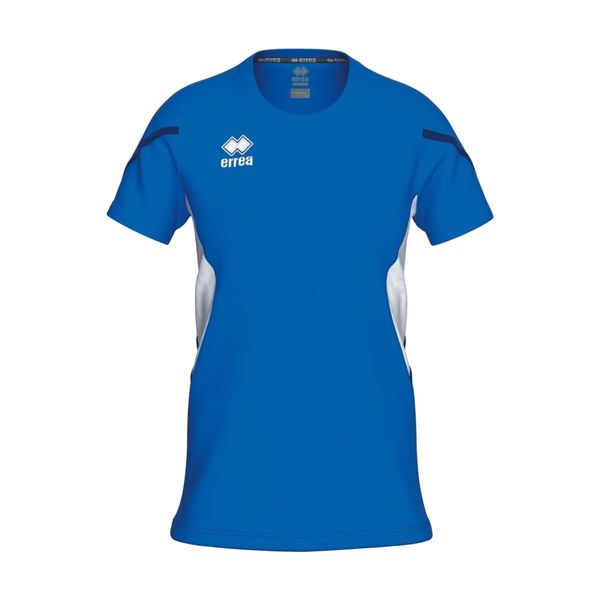 Damska Koszulka Errea Corinne. Białe koszulki sportowe damskie ERREA, xl, bez wzorów, z materiału, bez kołnierzyka, bez ramiączek, do piłki nożnej. Za 192.00 zł.