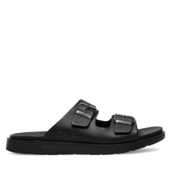 Klapki Rieker. Czarne klapki męskie Rieker. Za 289.99 zł.