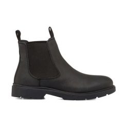 Sztyblety męskie LUMBERJACK CHARLIE. Czarne botki męskie Lumberjack, bez wzorów, z syntetyku, bez zapięcia. Za 373.95 zł.