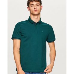 Koszulka polo - Turkusowy. Niebieskie koszulki polo męskie Reserved. Za 79.99 zł.