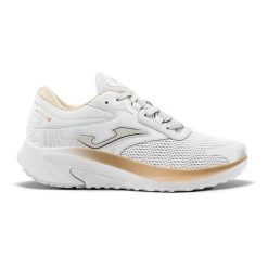 Buty do biegania damskie Joma Active Lady white/gold. Białe obuwie sportowe damskie Joma, bez wzorów, z gumy, do biegania. Za 189.99 zł.