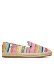 Roxy Espadryle WSS21590-01 Różowy. Czerwone espadryle damskie Roxy, bez wzorów, z materiału, bez obcasa, bez zapięcia. Za 99.99 zł.