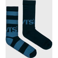 Levi's - Skarpety (2-pack). Szare skarpety męskie marki Levi's. Za 39.90 zł.