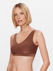 Chantelle Biustonosz top Soft Stretch C16A10 Brązowy. Brązowe biustonosze Chantelle, bez wzorów, z syntetyku. Za 139.99 zł.