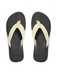 Hunter Japonki CEO-ON2560 Żółty. Żółte klapki damskie Hunter, bez wzorów, z materiału, bez obcasa. Za 79.99 zł.