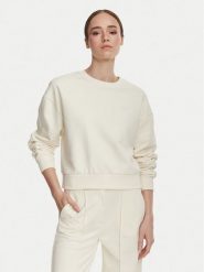 Guess Bluza V6YQ10 K4291 Kremowy Regular Fit. Białe bluzy damskie Guess, s, z aplikacjami, z bawełny, bez kaptura. Za 394.99 zł.