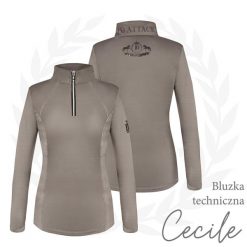 Bluzka techniczna do jazdy konnej JD ATTACK Cecile z długim rękawem. Bluzki damskie JD ATTACK, m, bez wzorów, z tkaniny, klasyczne, bez kołnierzyka, bez ramiączek. W wyprzedaży za 139.99 zł.