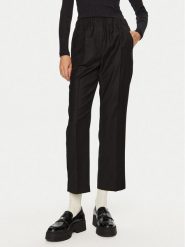 Weekend Max Mara Spodnie materiałowe Hateley 2425136052 Czarny Regular Fit. Czarne spodnie materiałowe damskie Weekend Max Mara, bez wzorów, z materiału. Za 559.99 zł.