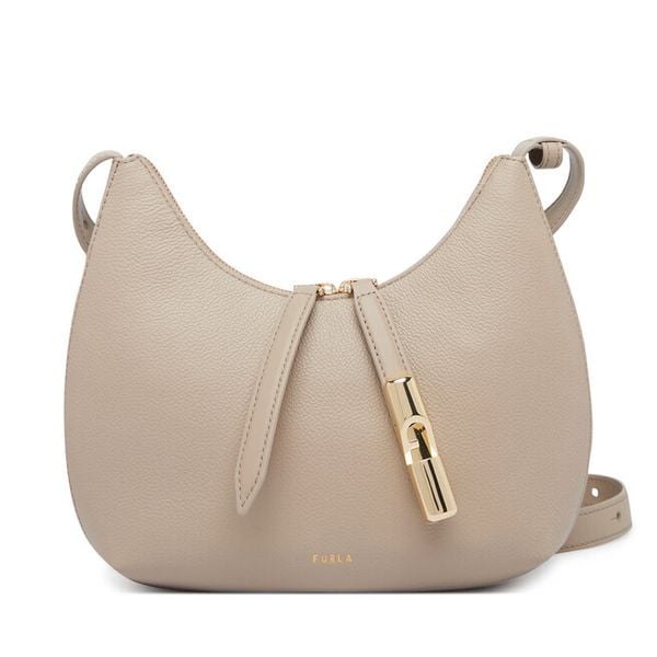 Torebka Furla. Brązowe torebki do ręki damskie Furla, bez wzorów, klasyczne, bez dodatków. Za 1,219.00 zł.