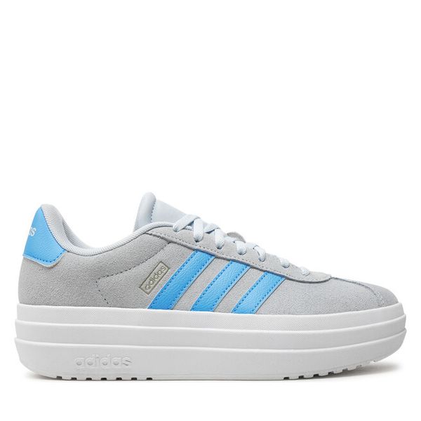 Sneakersy adidas. Niebieskie trampki i tenisówki chłopięce Adidas, bez wzorów, bez zapięcia. Za 149.99 zł.