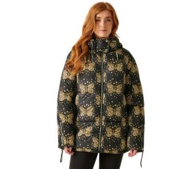 Damska kurtka puchowa Regatta Christian Lacroix Gallician. Zielone kurtki damskie Regatta, bez wzorów, z puchu, bez kaptura, trekkingowe. Za 379.99 zł.