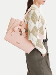 Nine West Torebka CEO-Serene-I-LX10186 Różowy. Czerwone torebki do ręki damskie Nine West, bez wzorów, z materiału, bez dodatków. Za 369.99 zł.