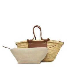 Torebka Castañer. Brązowe torebki do ręki damskie Castañer, bez wzorów, bez dodatków. Za 699.99 zł.